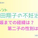 浜田翔子の不妊治療「体外受精」妊娠までの経緯。第二子の性別は？