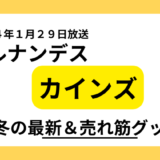 【ヒルナンデス】カインズ２０２４冬の最新＆売れ筋グッズまとめ